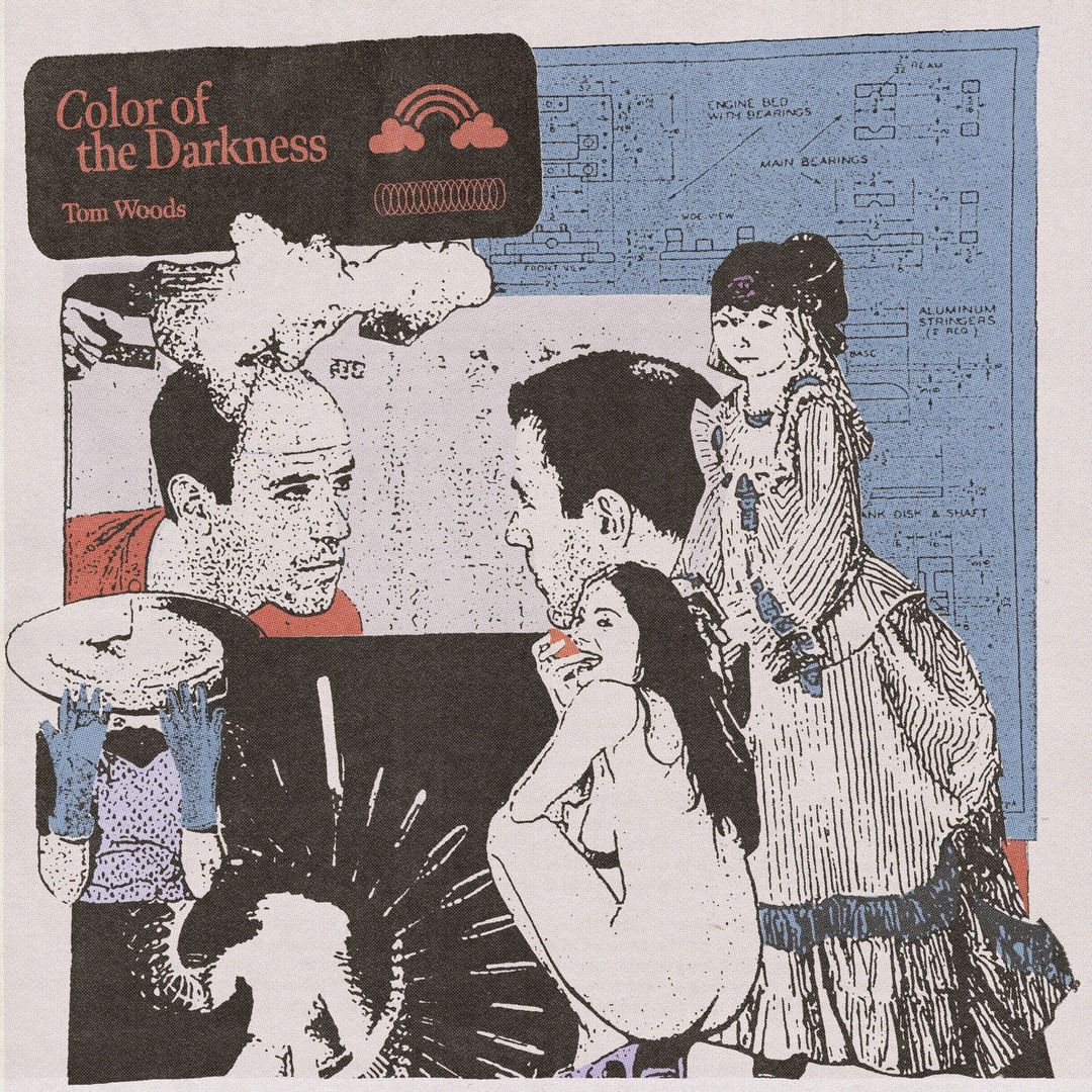 Single cover art for 'Color of the Darkness' by Tom Woods