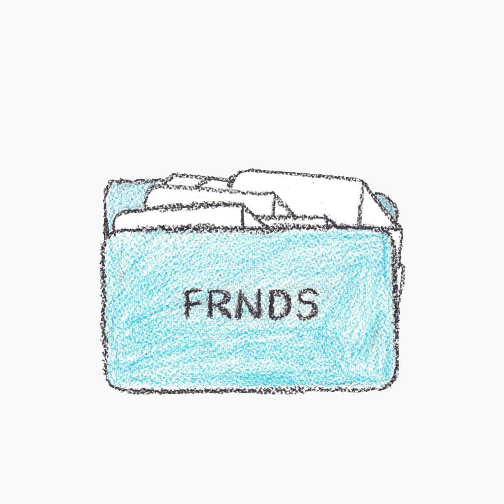 Logo design and animation for FRNDS WITH FILES (October 2024)