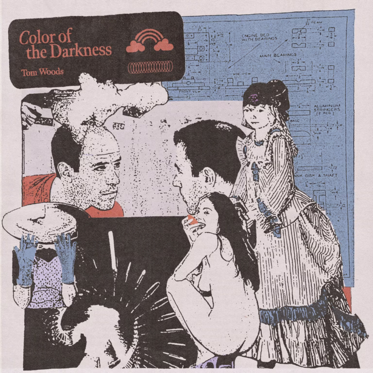 Album Cover Design for 'Color of the Darkness' by Tom Woods