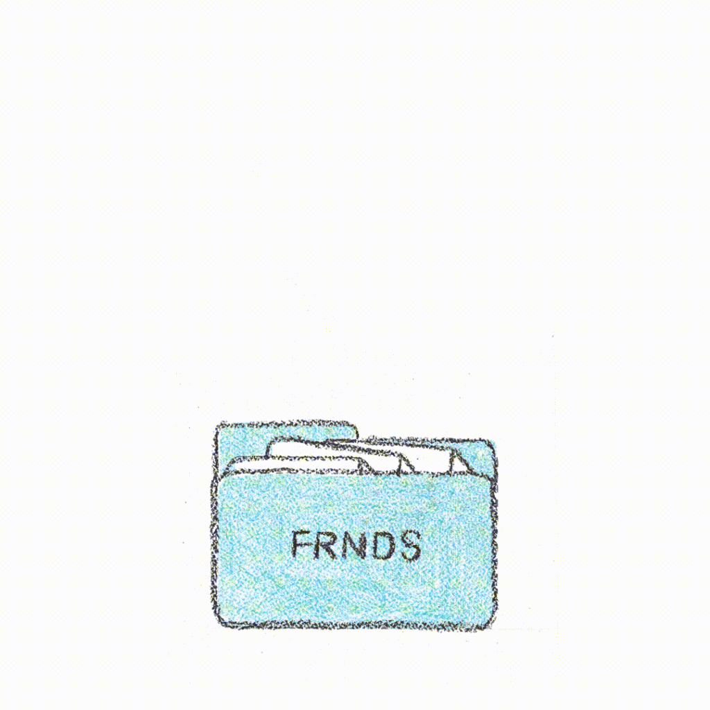 Logo design and animation for FRNDS WITH FILES