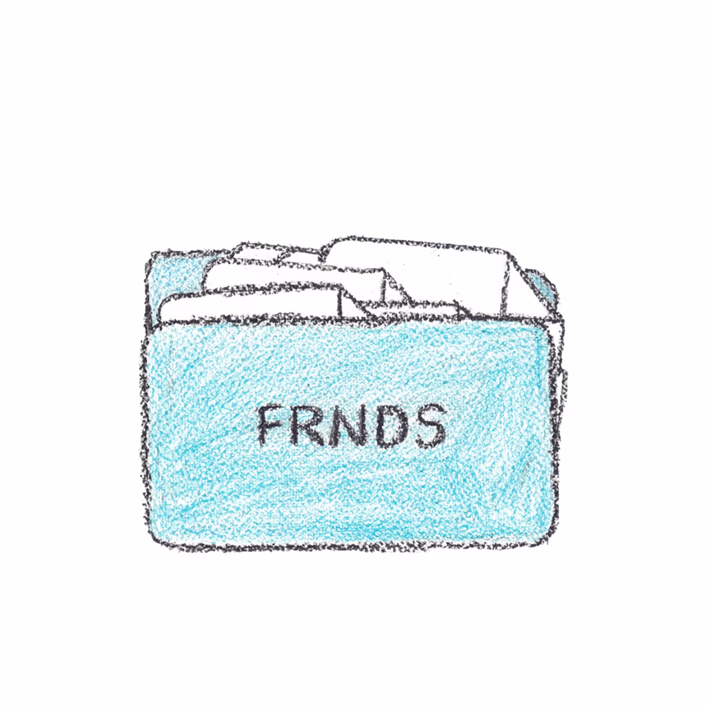 Logo design and animation for FRNDS WITH FILES